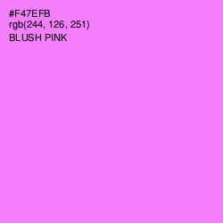 #F47EFB - Blush Pink Color Image